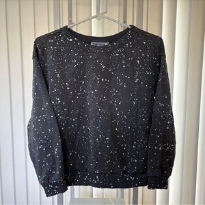 Jungmaven Paint Splatter Sweatshirt Diesel Gray